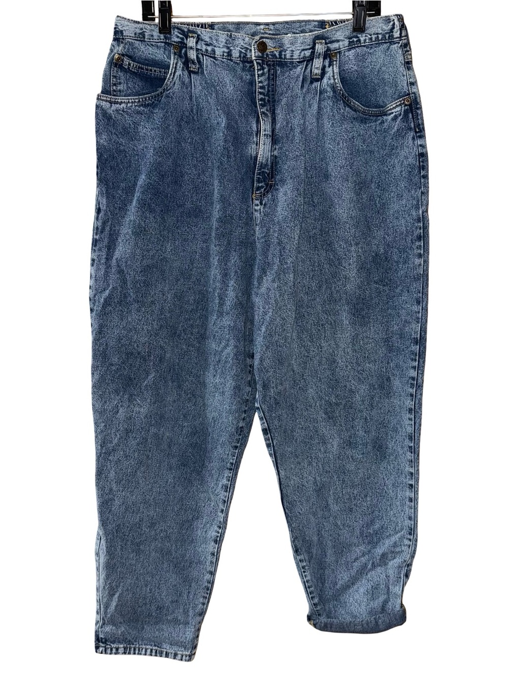 VTG Vintage 1980s 80s Cherokee Acid Wash High Rise Mom Jeans Women’s Size 20